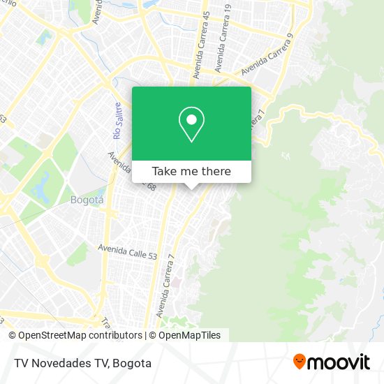 TV Novedades TV map