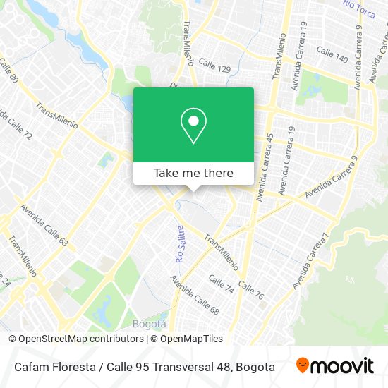 Cafam Floresta / Calle 95 Transversal 48 map