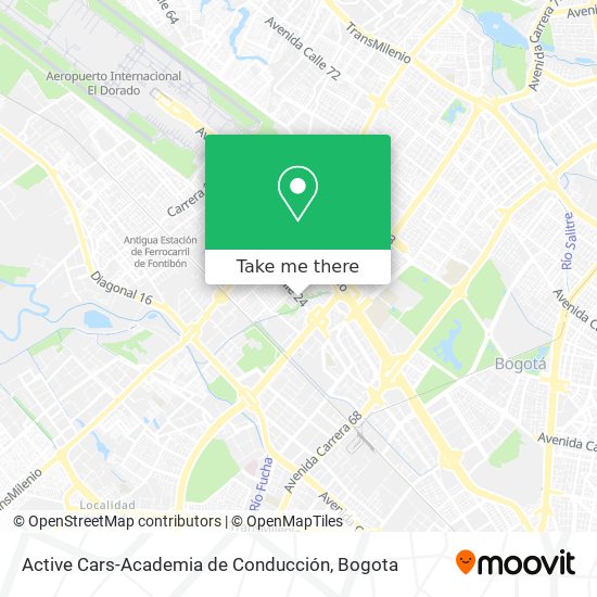 Active Cars-Academia de Conducción map