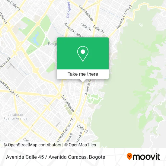 Avenida Calle 45 / Avenida Caracas map