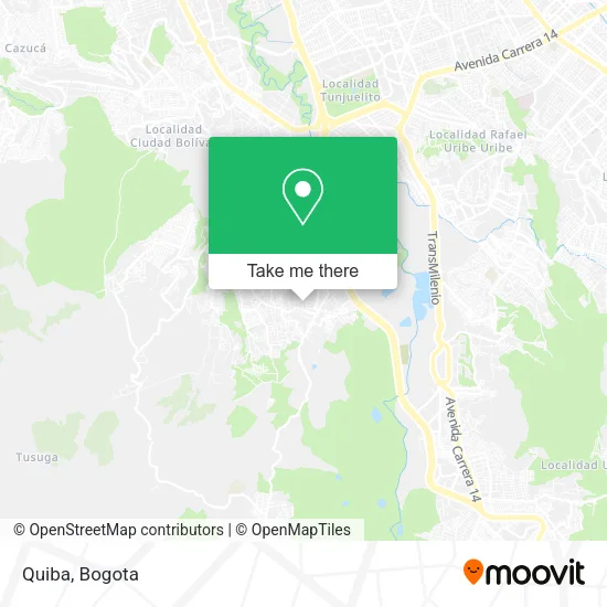 Mapa de Quiba