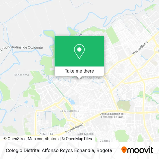 Mapa de Colegio Distrital Alfonso Reyes Echandía