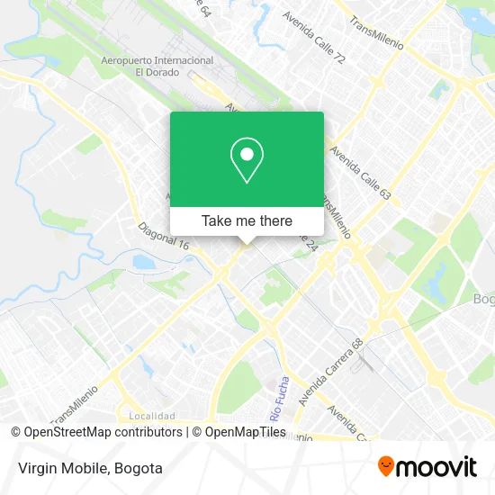 Virgin Mobile map
