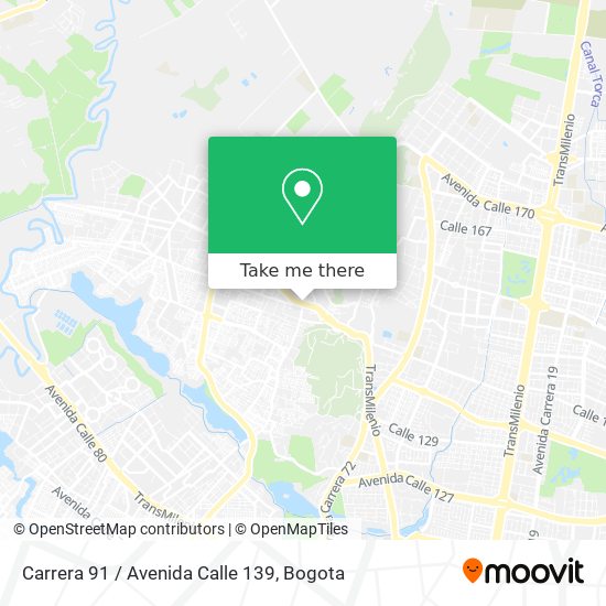 Carrera 91 / Avenida Calle 139 map
