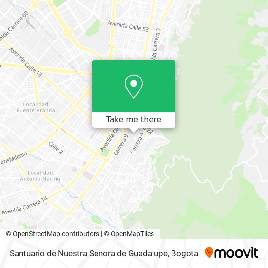 Santuario de Nuestra Senora de Guadalupe map