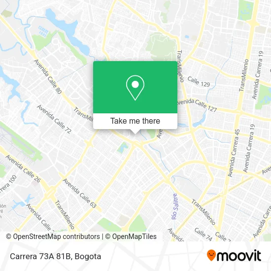 Carrera 73A 81B map