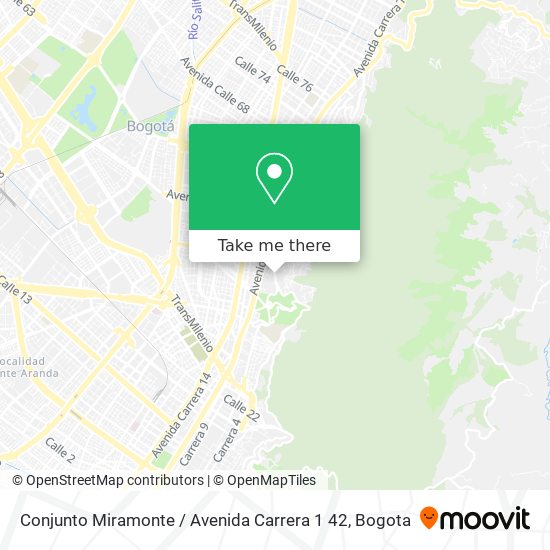 Conjunto Miramonte / Avenida Carrera 1 42 map