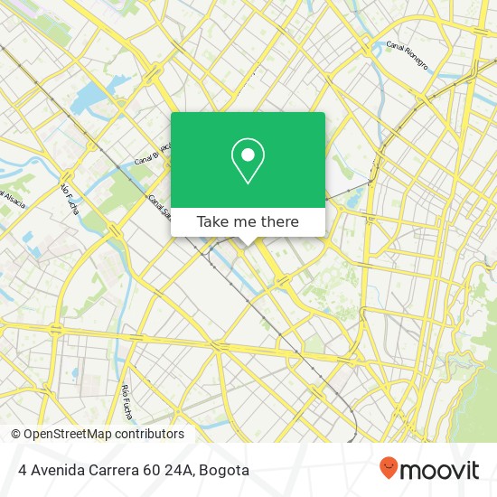 Mapa de 4 Avenida Carrera 60 24A