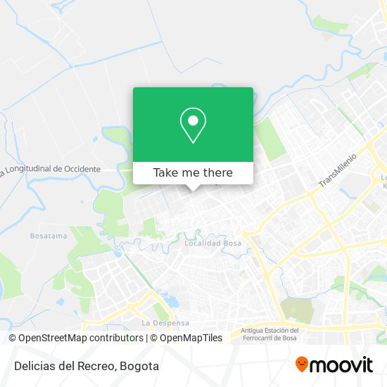 Mapa de Delicias del Recreo