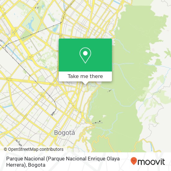 Parque Nacional (Parque Nacional Enrique Olaya Herrera) map
