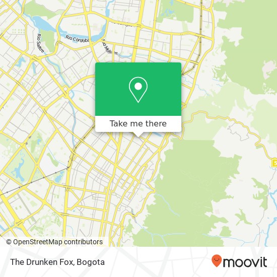 The Drunken Fox map