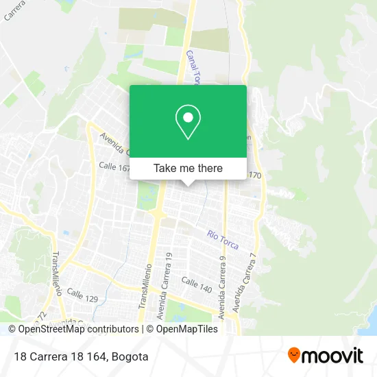 18 Carrera 18 164 map