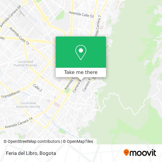 Mapa de Feria del Libro