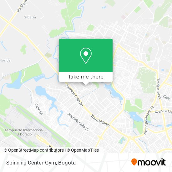 Spinning Center-Gym map
