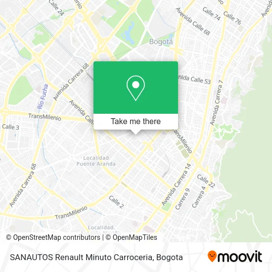 Mapa de SANAUTOS Renault Minuto Carroceria
