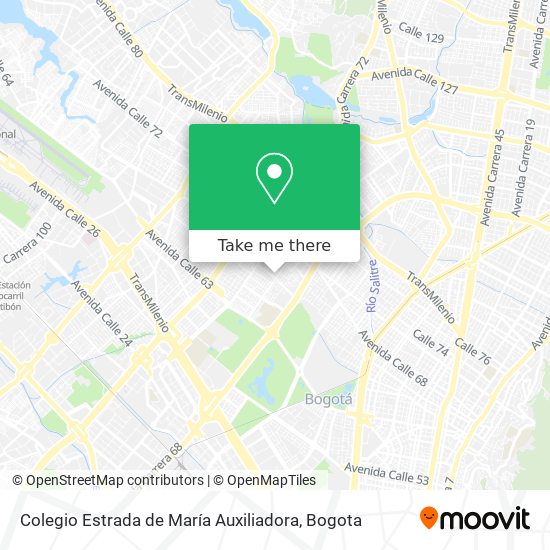 Mapa de Colegio Estrada de María Auxiliadora