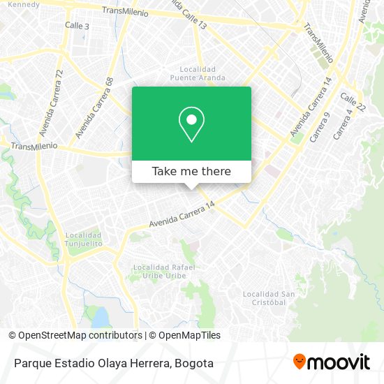 Parque Estadio Olaya Herrera map