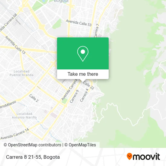 Mapa de Carrera 8 21-55