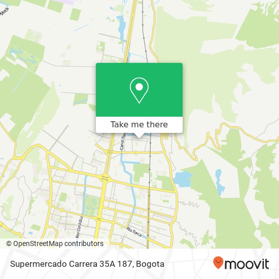 Supermercado Carrera 35A 187 map