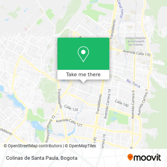 Mapa de Colinas de Santa Paula