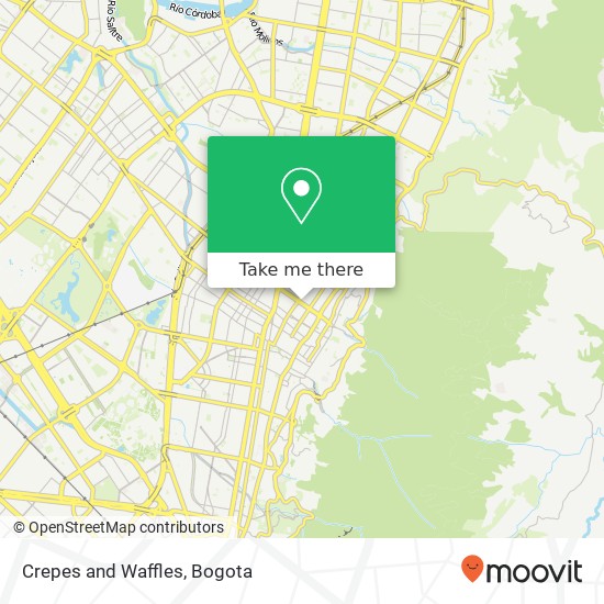 Crepes and Waffles map