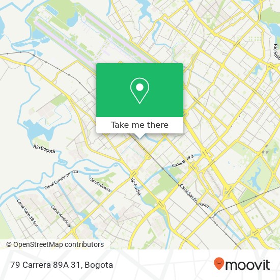 Mapa de 79 Carrera 89A 31