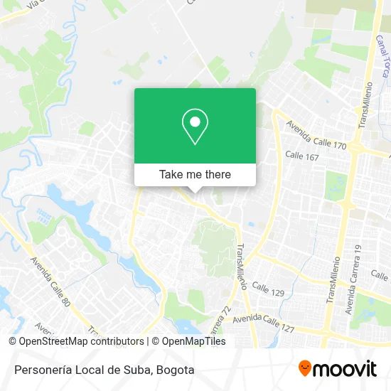 Personería Local de Suba map
