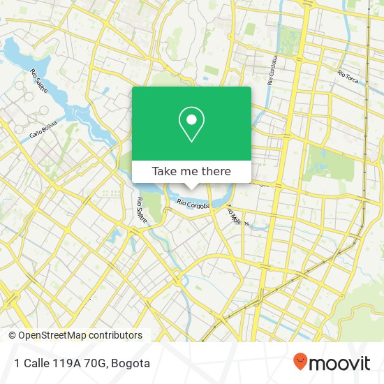 1 Calle 119A 70G map