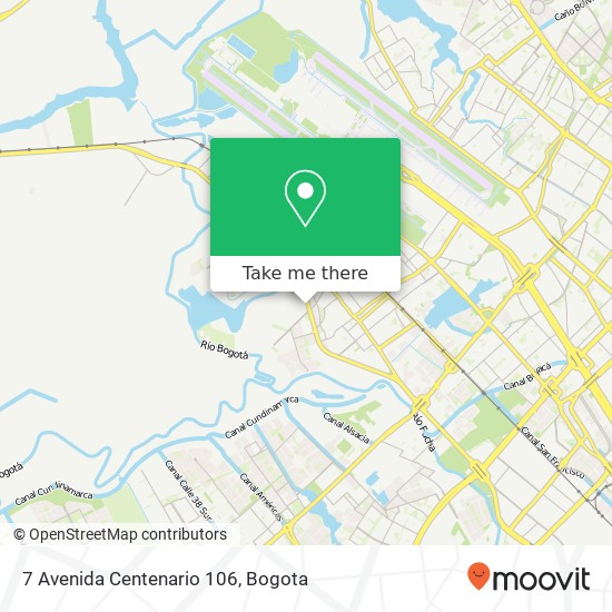 7 Avenida Centenario 106 map