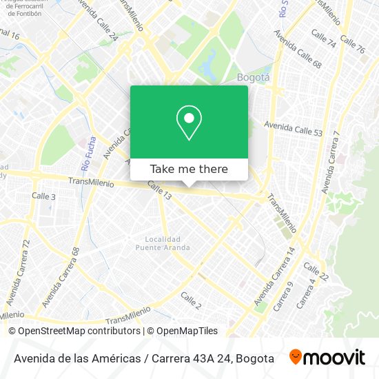 Avenida de las Américas / Carrera 43A 24 map
