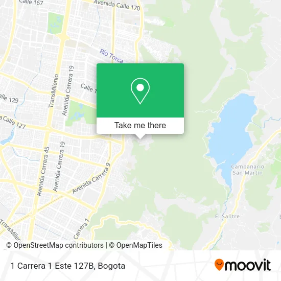 1 Carrera 1 Este 127B map