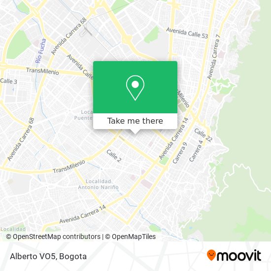 Alberto VO5 map