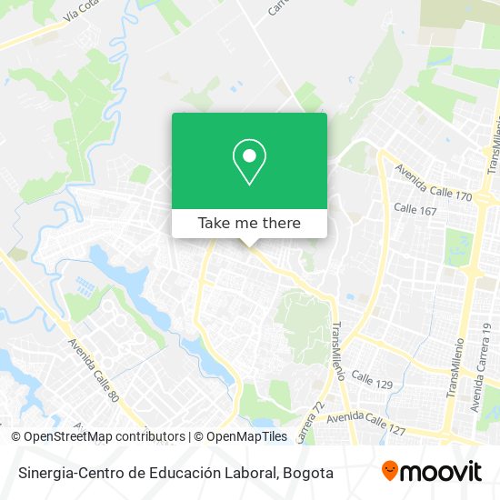 Sinergia-Centro de Educación Laboral map