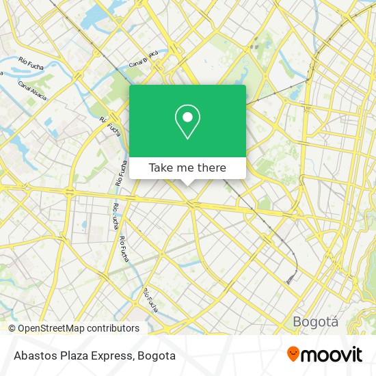 Abastos Plaza Express map