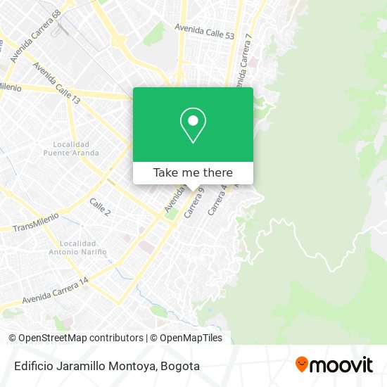 Mapa de Edificio Jaramillo Montoya