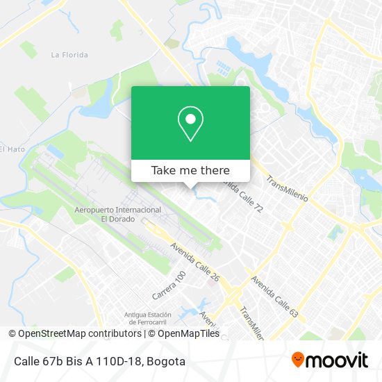Calle 67b Bis A 110D-18 map