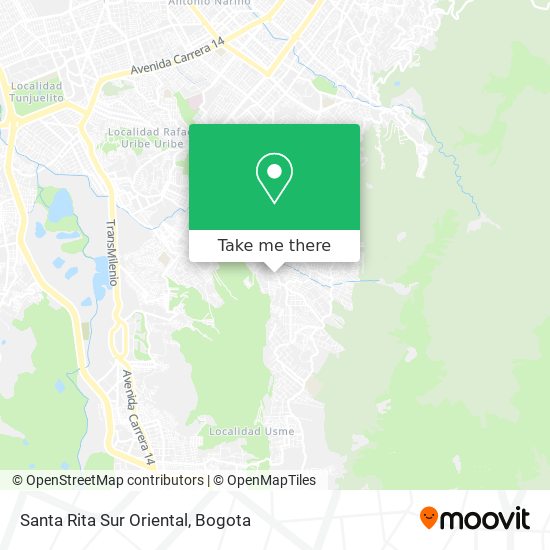 Mapa de Santa Rita Sur Oriental