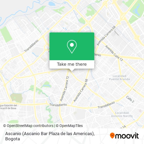 Ascanio (Ascanio Bar Plaza de las Americas) map