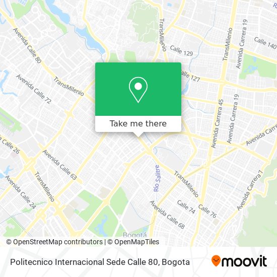 Politecnico Internacional Sede Calle 80 map