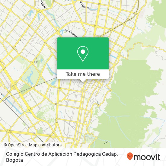 Colegio Centro de Aplicación Pedagogica Cedap map