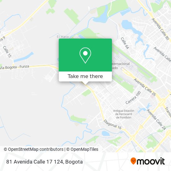 Mapa de 81 Avenida Calle 17 124