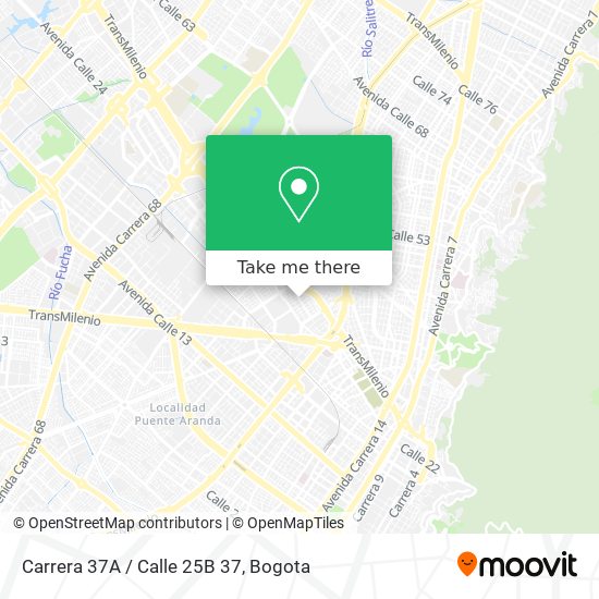 Carrera 37A / Calle 25B 37 map