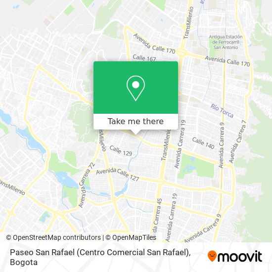 Paseo San Rafael (Centro Comercial San Rafael) map