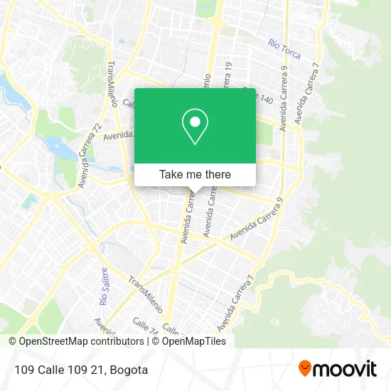 109 Calle 109 21 map