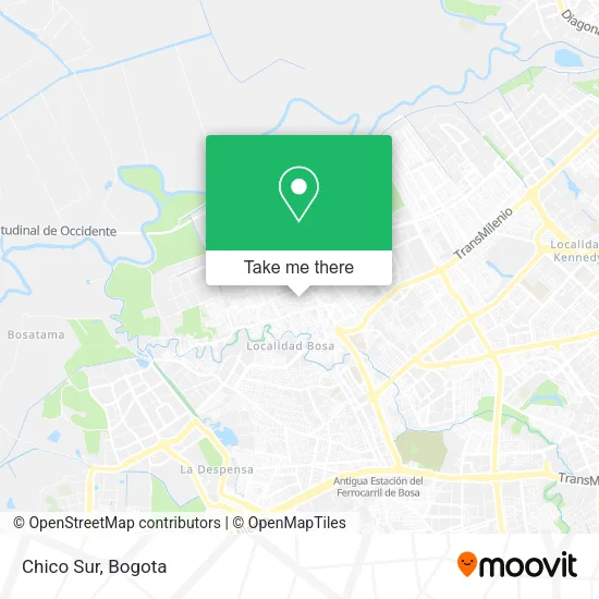 Chico Sur map