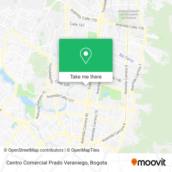Centro Comercial Prado Veraniego map