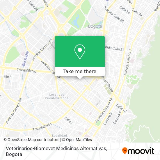 Veterinarios-Biomevet Medicinas Alternativas map