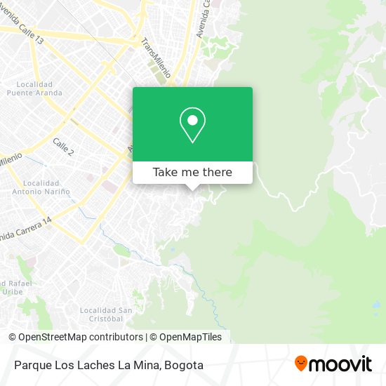 Parque Los Laches La Mina map