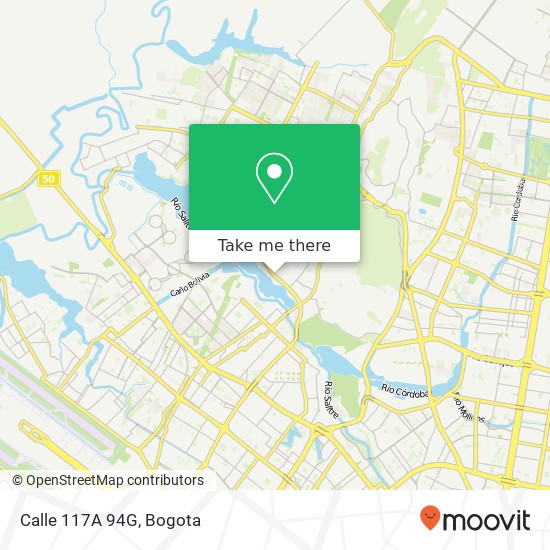Calle 117A 94G map