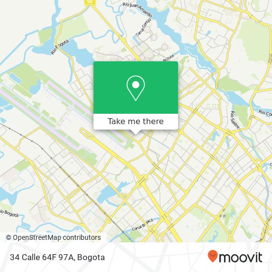 Mapa de 34 Calle 64F 97A